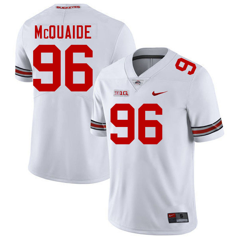 Jake McQuaide Ohio State Buckeyes Jersey College Football Uniforms-White